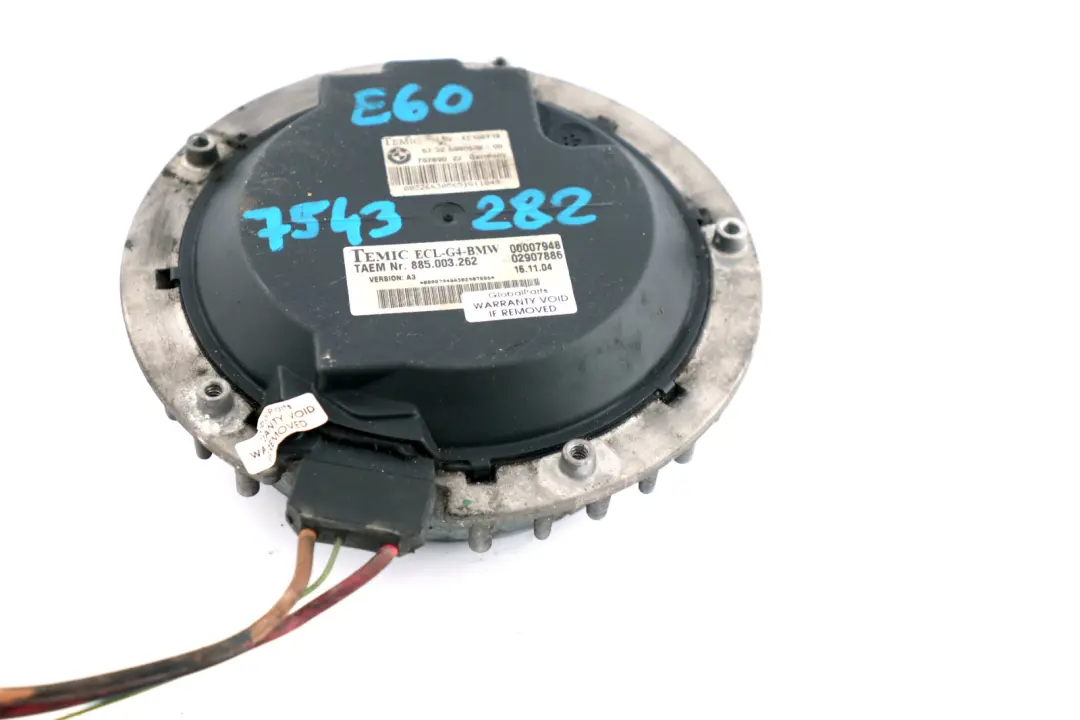 Fan Housing Motor Radiator 600W to BMW 5 6 7 Series E60 E61 E63 E64 E65 with Part number 7543282 BMW 5 6 7 Series E60 E61 E63 E64 E65 Fan Housing Motor Radiator 600W - SKU 6946638 - Part number 7543282