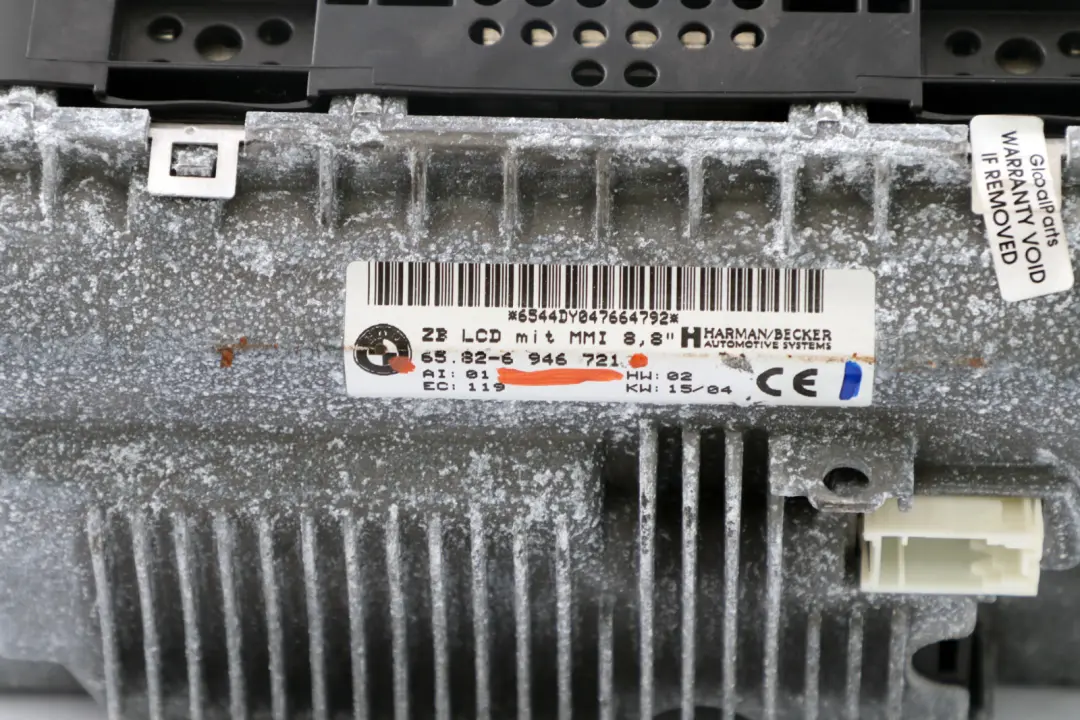 *BMW 7 er E65 E66 Navigation Bildschirm Anzeigen Kontrollanzeige 8,8" für mit Teilenummer 6929507 *BMW 7 er E65 E66 Navigation Bildschirm Anzeigen Kontrollanzeige 8,8" - SKU 6946721 - Teilenummer 6929507