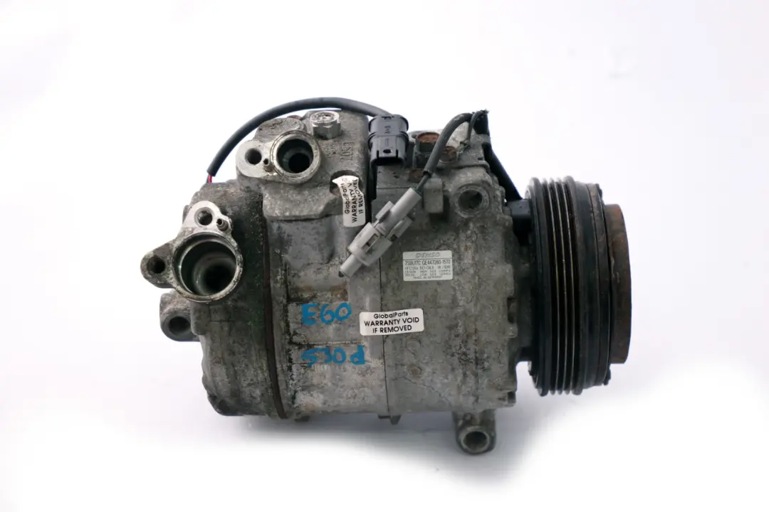 Kompresor Sprężarka Klimatyzacji M57N2 do BMW E60 E61 o numerze 6946871 BMW E60 E61 Kompresor Sprężarka Klimatyzacji M57N2 - SKU 6946871 - Numer Części 6946871