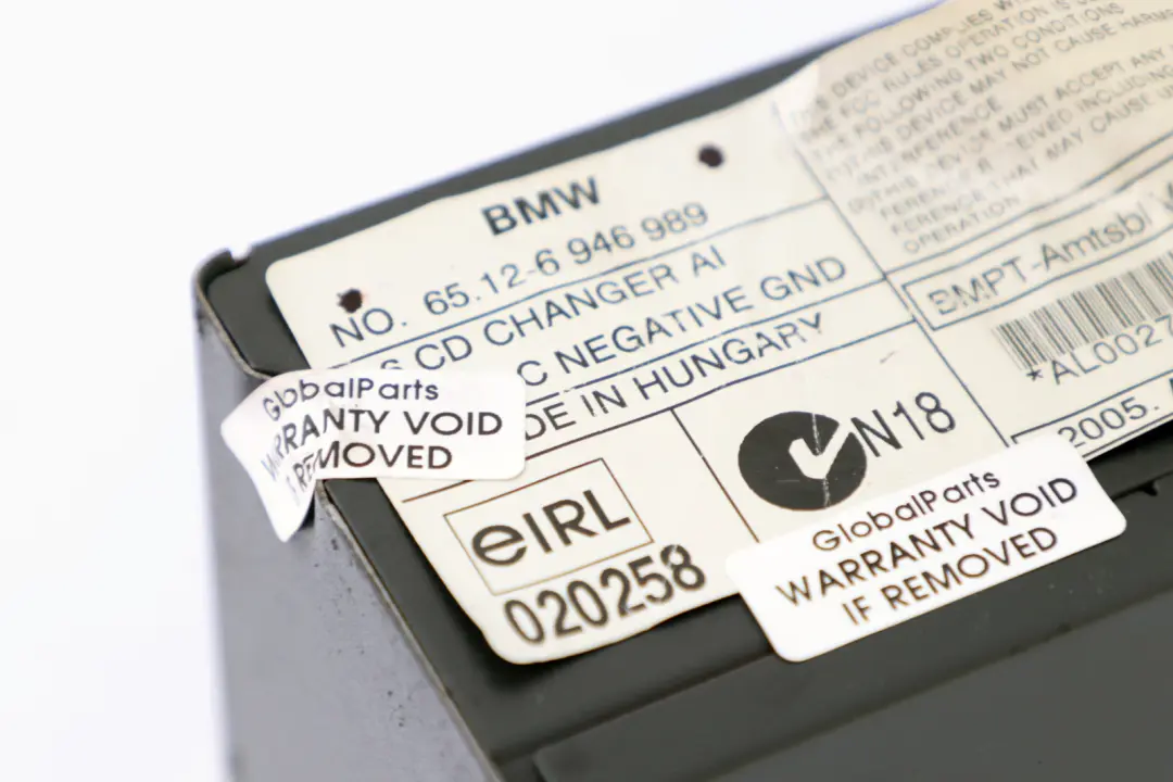 Changeur CD Mini Cooper R50 R52 R53 6-Disc Changeur Multiple Avec Le Magazine pour à propos du numéro de pièce 6946989 Changeur CD Mini Cooper R50 R52 R53 6-Disc Changeur Multiple Avec Le Magazine - SKU 6946989 - Numéro de pièce 6946989