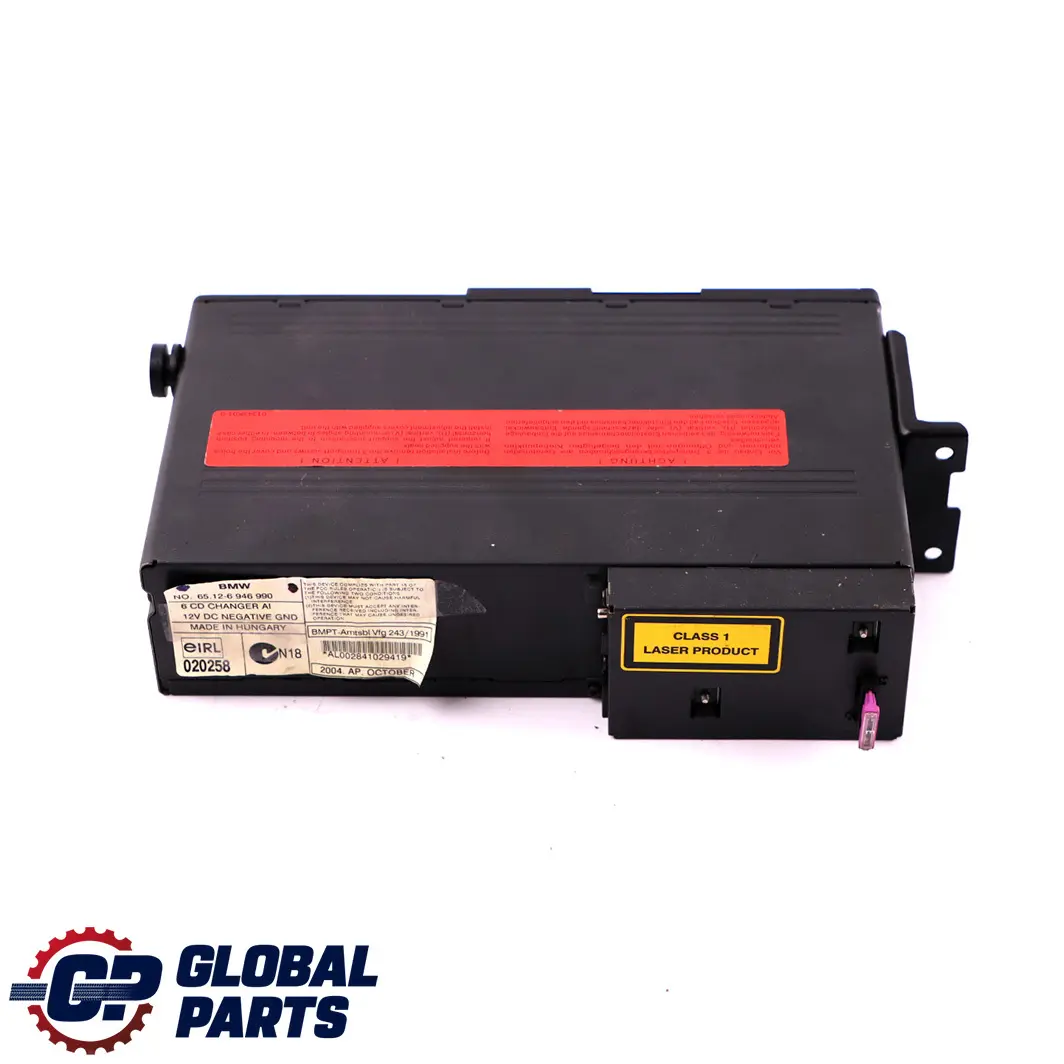 6-disc CD Changer Without Magazine to BMW Z4 Series E85 with Part number 6946990 BMW Z4 Series E85 6-disc CD Changer Without Magazine - SKU 6946990 - Part number 6946990