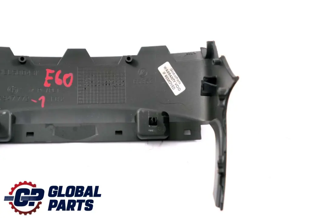 Panneau garniture inférieur colonne direction complet pour BMW E60 E61 E63 E64 LCI à propos du numéro de pièce 6947772 BMW E60 E61 E63 E64 LCI Panneau garniture inférieur colonne direction complet - SKU 6947772-1 - Numéro de pièce 6947772