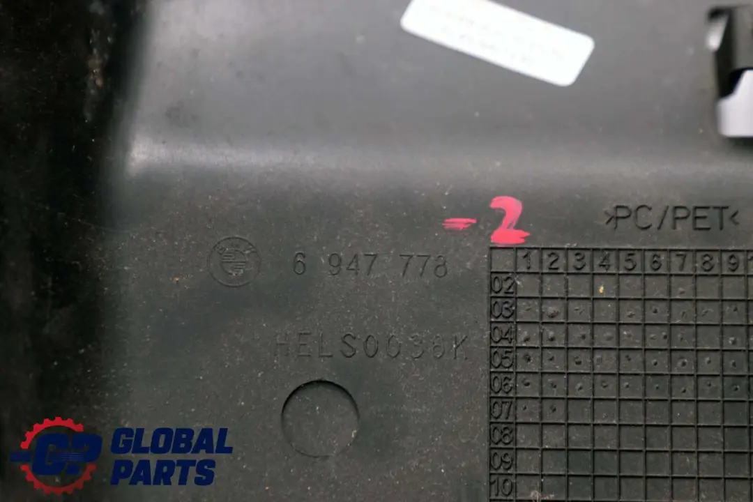 BMW Serie 5 E60 E61 Cubierta Inferior Columna Dirección Negro - SKU 6947778-3 - Número de pieza 6947778