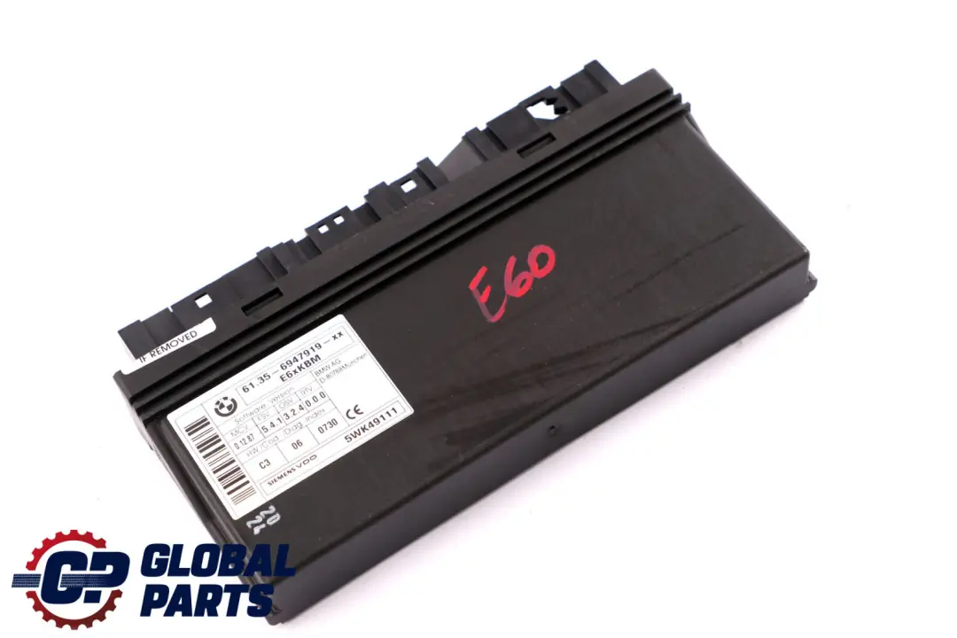 BMW E60 E63 E64 Module De Contrôle De La Carrosserie ECU 6135 - SKU 6947919 - Numéro de pièce 6947919