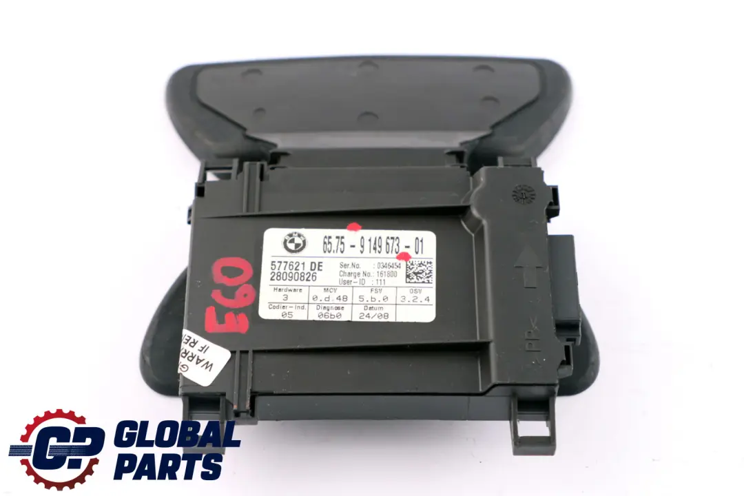 Allarme Ultrasuono Modulo per BMW E60 E61 LCI con numero di parte 6940588 BMW E60 E61 LCI Allarme Ultrasuono Modulo - SKU 6948182 - Numero di parte 6940588