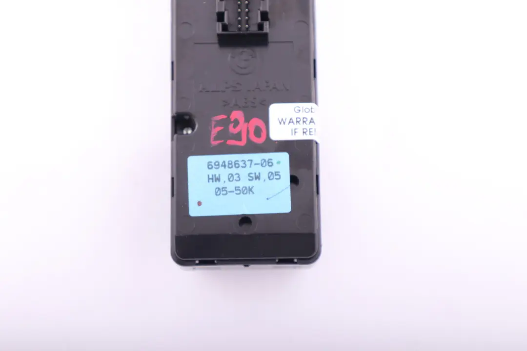 Switch Window Lifter Driver's Side to BMW E90 E91 LCi with Part number 6948637 BMW E90 E91 LCi Switch Window Lifter Driver's Side - SKU 6948637 - Part number 6948637