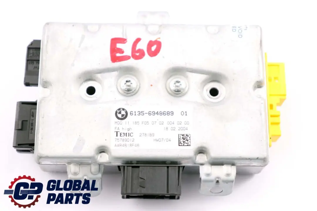 BMW 5 6 Series E60 E61 E63 Driver Side Door Airbag Control Unit Module - SKU 6948689 - Part number 6948689