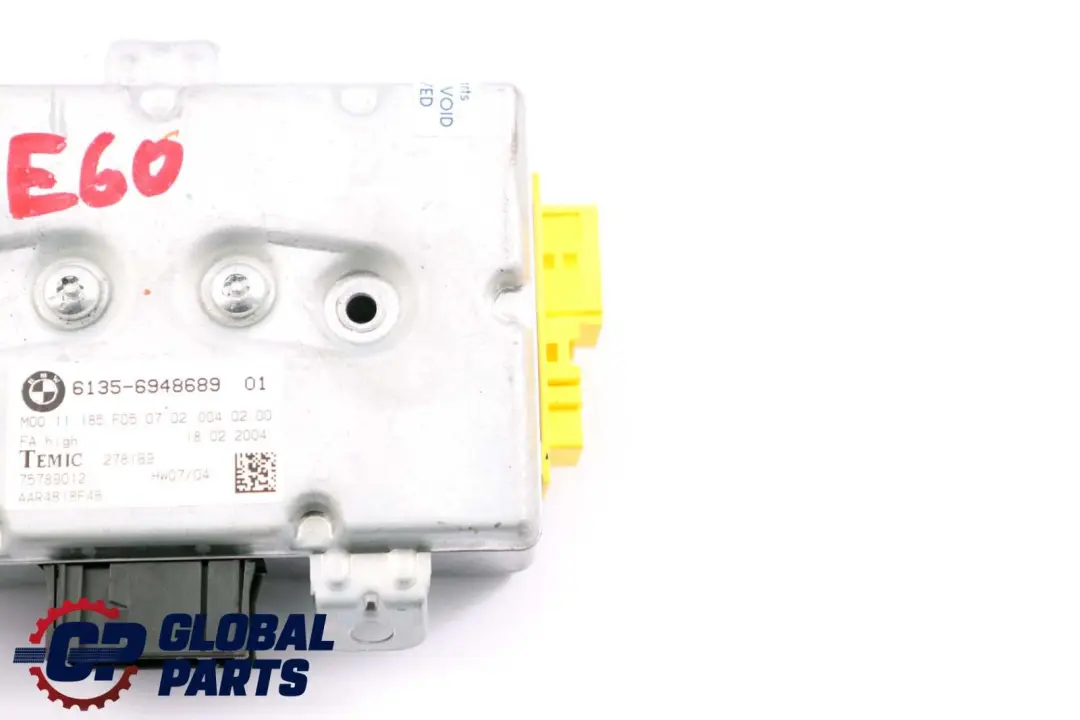Moduł Sterownik Poduszek Powietrznych Air Bag Lewy do BMW E60 E61 o numerze 6948689 BMW E60 E61 Moduł Sterownik Poduszek Powietrznych Air Bag Lewy - SKU 6948689 - Numer Części 6948689
