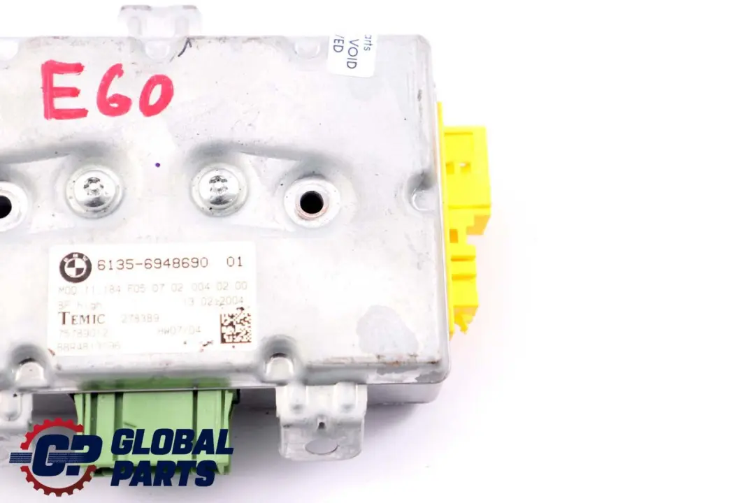 Modulo Aria Porta Lato Passeggero Modulo Controllo per BMW E60 E61 E63 con numero di parte 6948690 BMW E60 E61 E63 Modulo Aria Porta Lato Passeggero Modulo Controllo - SKU 6948690 - Numero di parte 6948690