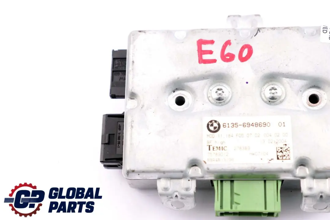 BMW E60 E61 E63 Módulo de control del airbag de la puerta lado pasajero - SKU 6948690 - Número de pieza 6948690