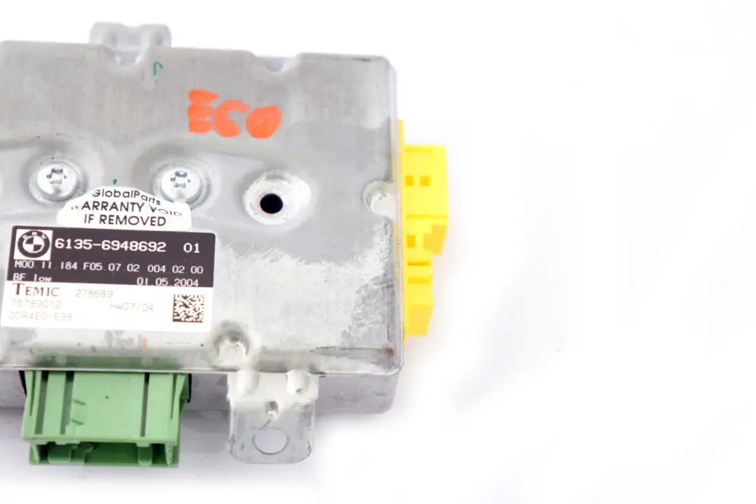 BMW E60 E61 E63 Passenger Side Door Airbag Control Module - SKU 6948692 - Part number 6976154