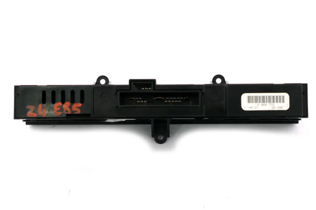 Module de Boutons l'unite Commutation Console Centrale Noir pour BMW Z4 E85 à propos du numéro de pièce 6948770 BMW Z4 E85 Module de Boutons l'unite Commutation Console Centrale Noir - SKU 6948770 - Numéro de pièce 6948770