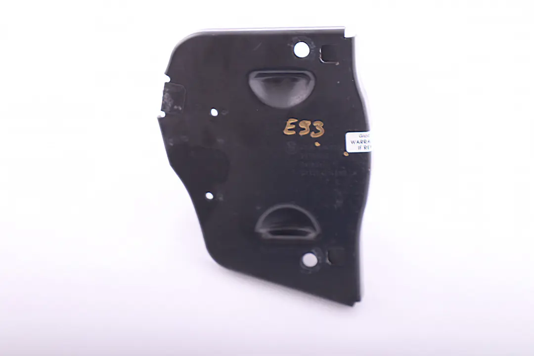 Protection Mounting Plate Cover Alarm System to BMW E93 with Part number 6949085 BMW E93 Protection Mounting Plate Cover Alarm System - SKU 6949085 - Part number 6949085