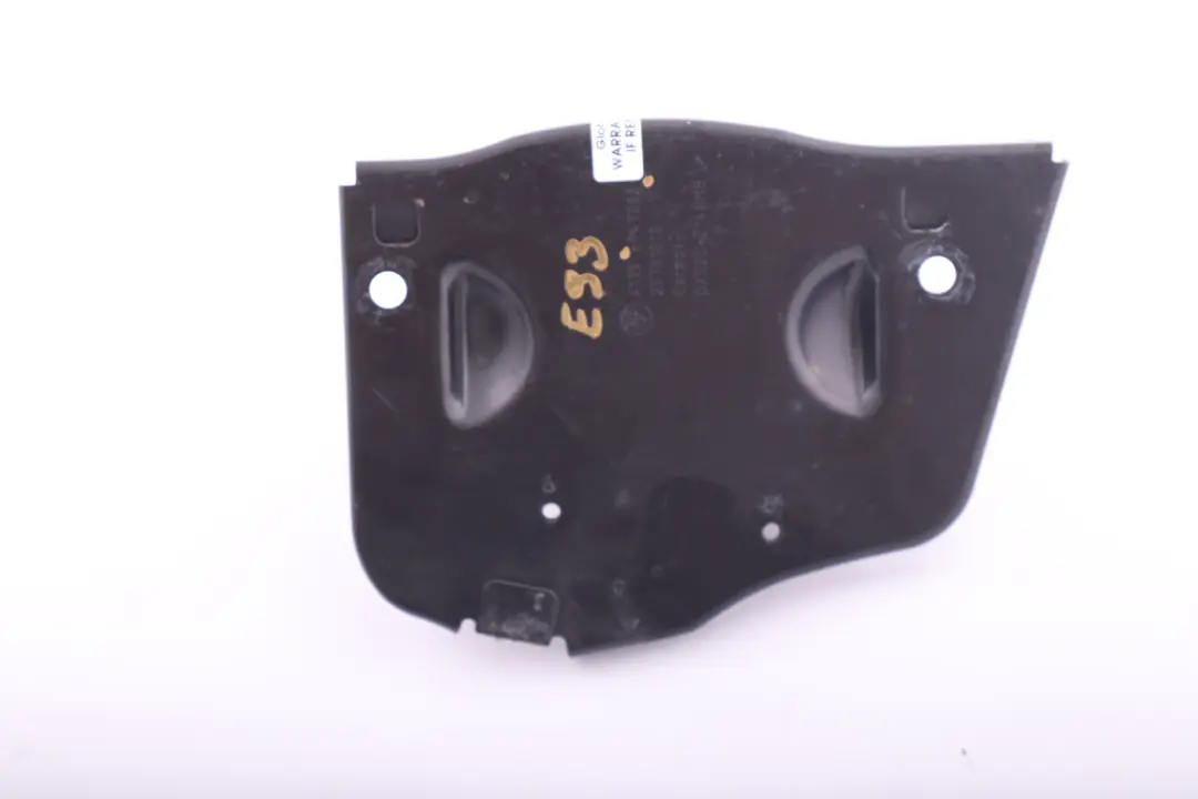 Protección Placa de Montaje Cubierta Sistema de Alarma BMW E93 - SKU 6949085 - Número de pieza 6949085