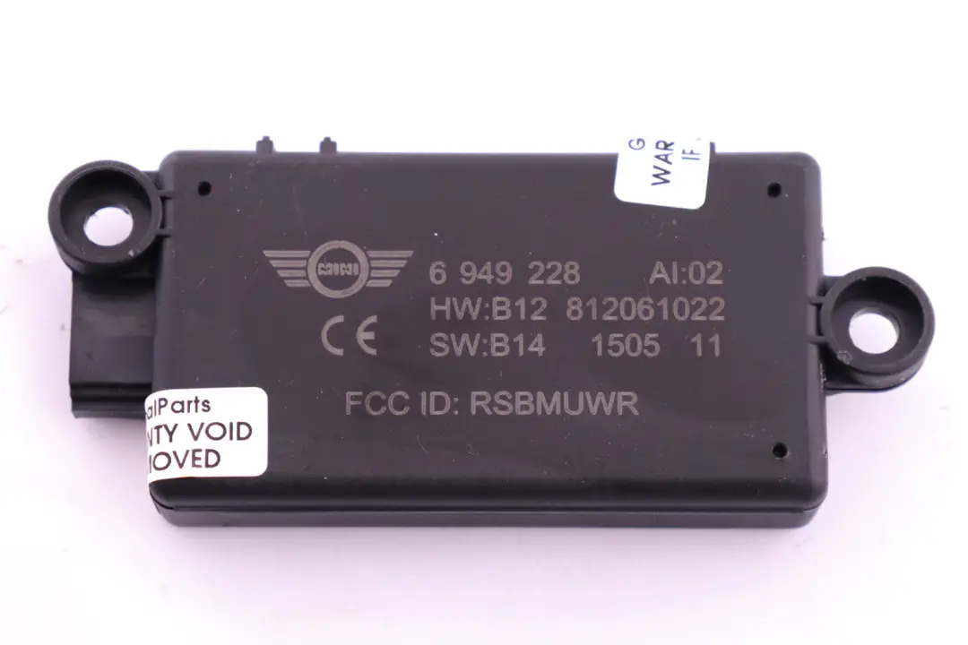 DWA Door Alarm System Module Unit to Mini Cooper R52 Cabrio Convertible with Part number 6949228 Mini Cooper R52 Cabrio Convertible DWA Door Alarm System Module Unit - SKU 6949228 - Part number 6949228