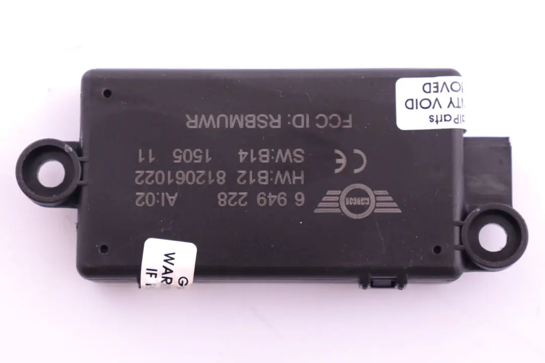 DWA Moduł Systemu Alarmowego Drzwi do Mini R52 Cabrio o numerze 6949228 Mini R52 Cabrio DWA Moduł Systemu Alarmowego Drzwi - SKU 6949228 - Numer Części 6949228
