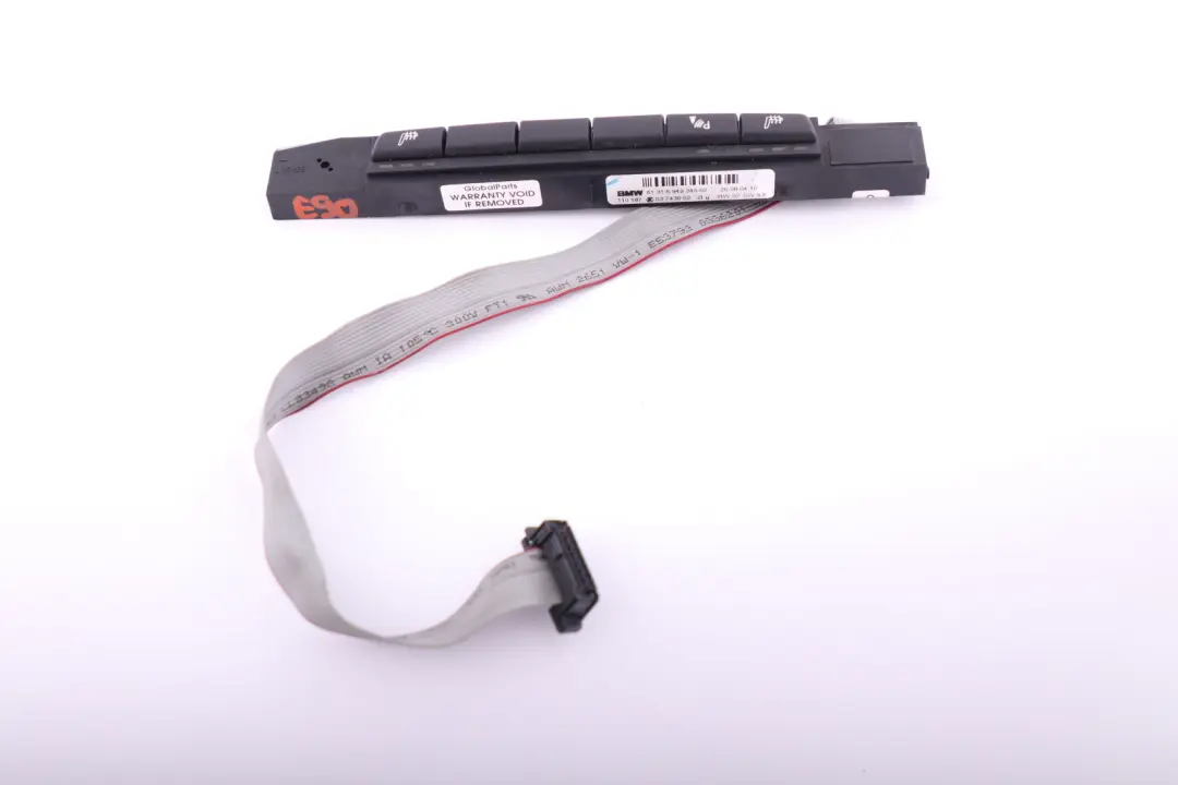 BMW 1 3 Series E81 E87 E90 E91 E92 Heated Seat Control Switch Panel 6962591 - SKU 6949245 - Part number 6949245