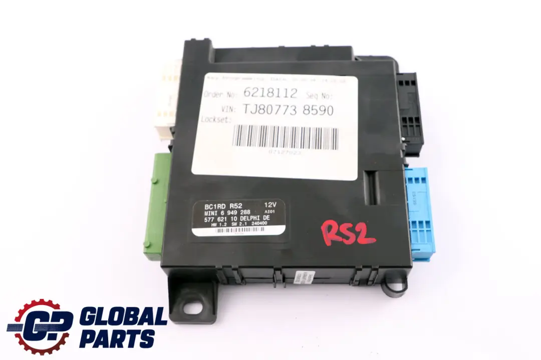 Body Control Unit Basic Module BCM 6214492 to BMW Mini Cooper One R52 with Part number 6949288 BMW Mini Cooper One R52 Body Control Unit Basic Module BCM 6214492 - SKU 6949288 - Part number 6949288