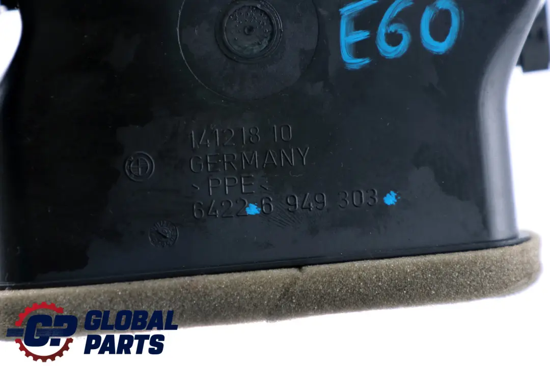 BMW E60 E61 Rejilla de Aire Fresco Ventilación Derecha 6422 - SKU 6949303 - Número de pieza 64226949303