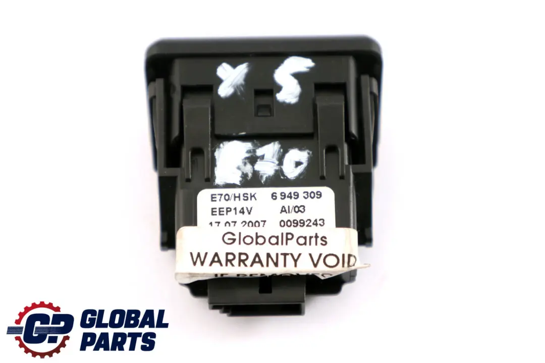 Guantera Boton De La Llave Interruptor De Desbloqueo para BMW E70 con número de pieza 6949309 BMW E70 Guantera Boton De La Llave Interruptor De Desbloqueo - SKU 6949309 - Número de pieza 6949309