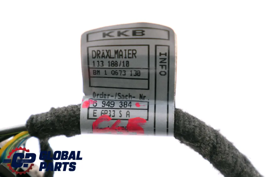 Cableado Mazo Puerta Delantera para BMW E65 E66 con número de pieza 6949384 BMW E65 E66 Cableado Mazo Puerta Delantera - SKU 6949384 - Número de pieza 6949384