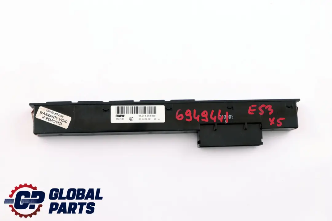 BMW E53 Consola Central Interruptor Botones Centrales 6953939 - SKU 6949441 - Número de pieza 6949441