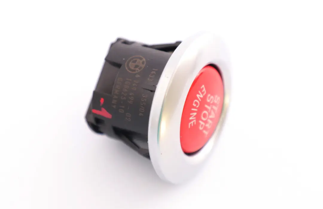 BMW 1 Series E81 E82 E87 Starter Start Stop Switch Button Ignition Red - SKU 6949499-1 - Part number 6949499