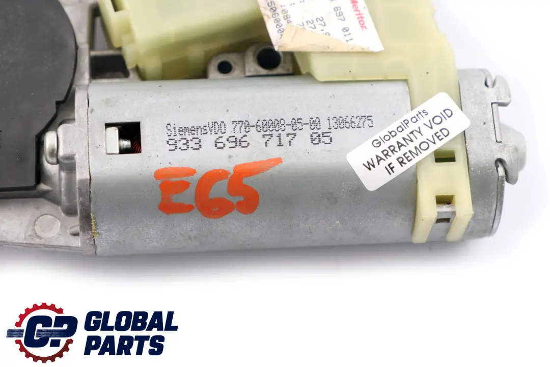 Sunroof Sliding Roof Window Drive Unit Motor pour BMW E60 E65 E66 à propos du numéro de pièce 6949628 BMW E60 E65 E66 Sunroof Sliding Roof Window Drive Unit Motor - SKU 6949628 - Numéro de pièce 6949628