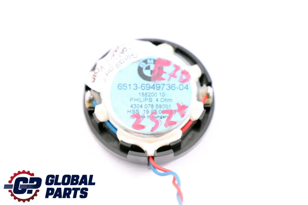 Haut-Parleur Hifi Systeme pour BMW X5 X6 E70 E71 F01 F02 à propos du numéro de pièce 6949736 BMW X5 X6 E70 E71 F01 F02 Haut-Parleur Hifi Systeme - SKU 6949736 - Numéro de pièce 6949736