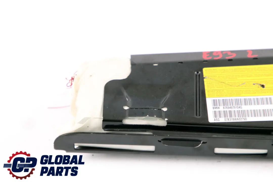 Modulo Aria Lato Sedile Anteriore Sinistro per BMW E93 Convertible con numero di parte 6949791 BMW E93 Convertible Modulo Aria Lato Sedile Anteriore Sinistro - SKU 6949791 - Numero di parte 6949791