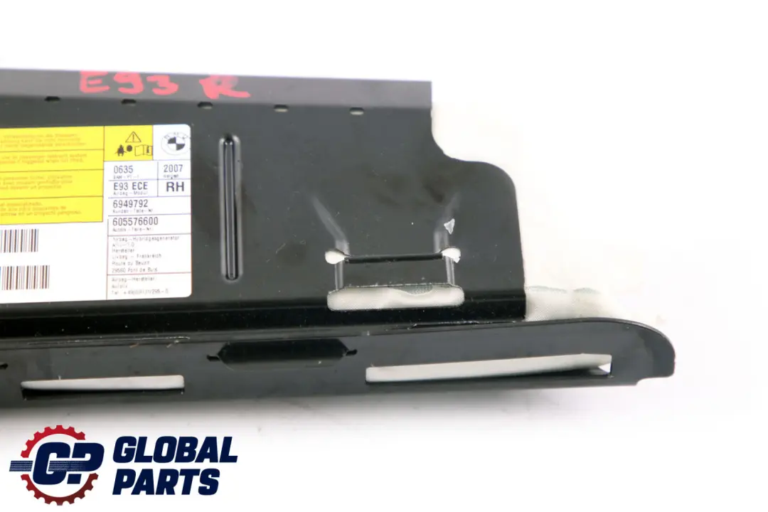 Modulo Aria Lato Sedile Anteriore Destro 5210 per BMW E93 con numero di parte 6949792 BMW E93 Modulo Aria Lato Sedile Anteriore Destro 5210 - SKU 6949792 - Numero di parte 6949792