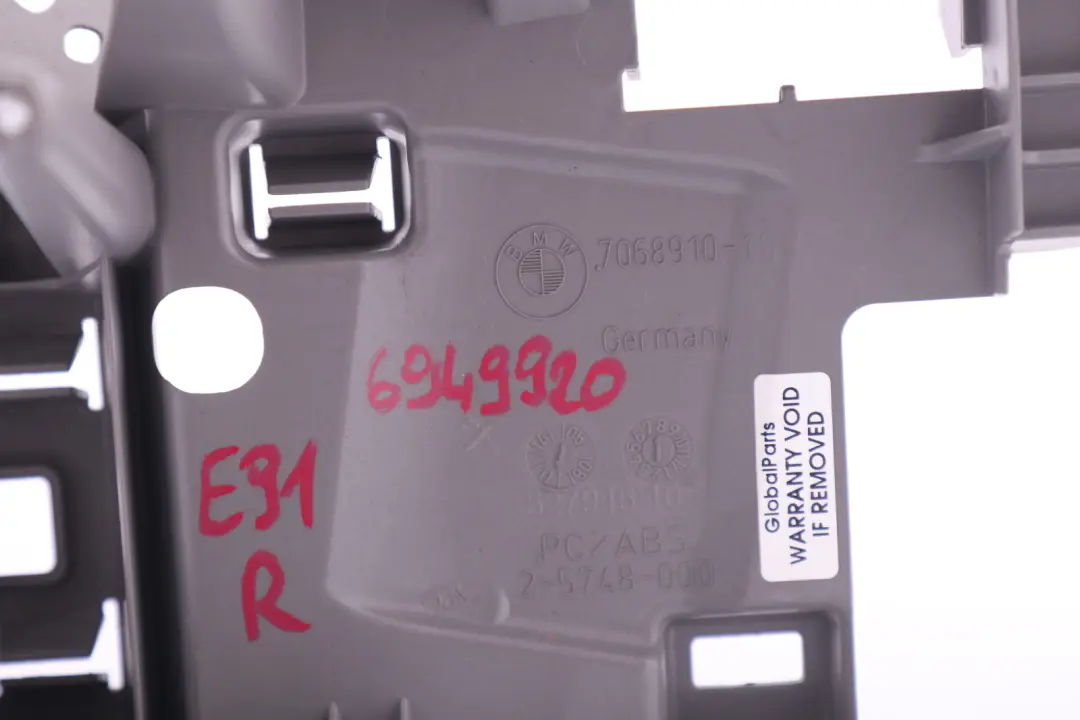  *BMW 3 er E91 E91N LCI Verkleidung Brüstung Rechts Grau 7068909 - SKU 6949920 - Teilenummer 6949920