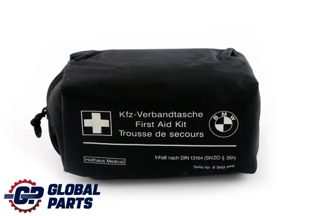 BMW & MINI Universal First Aid Emergency Medical Kit Black Pouch - SKU 6949966-2 - Part number 6949966