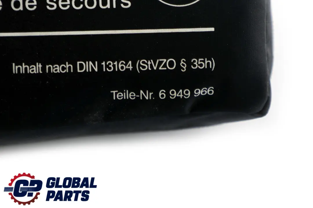 BMW & MINI Universal First Aid Emergency Medical Kit Black Pouch - SKU 6949966-2 - Part number 6949966