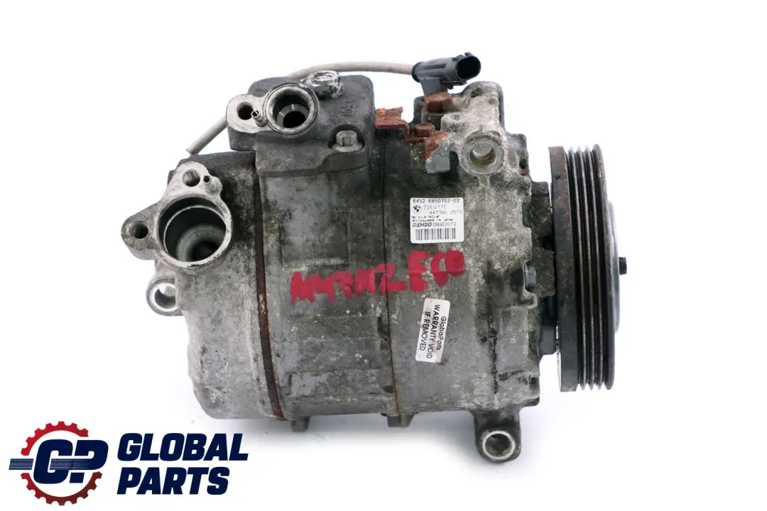 M47N2 Aire Acondicionado Compresor Bomba para BMW E60 E61 520d con número de pieza 6950152 BMW E60 E61 520d M47N2 Aire Acondicionado Compresor Bomba - SKU 6950152 - Número de pieza 6950152