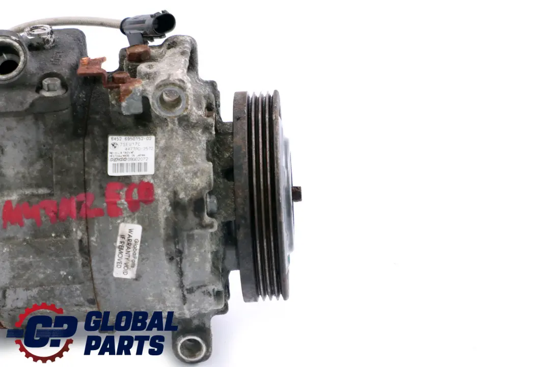 M47N2 Aire Acondicionado Compresor Bomba para BMW E60 E61 520d con número de pieza 6950152 BMW E60 E61 520d M47N2 Aire Acondicionado Compresor Bomba - SKU 6950152 - Número de pieza 6950152