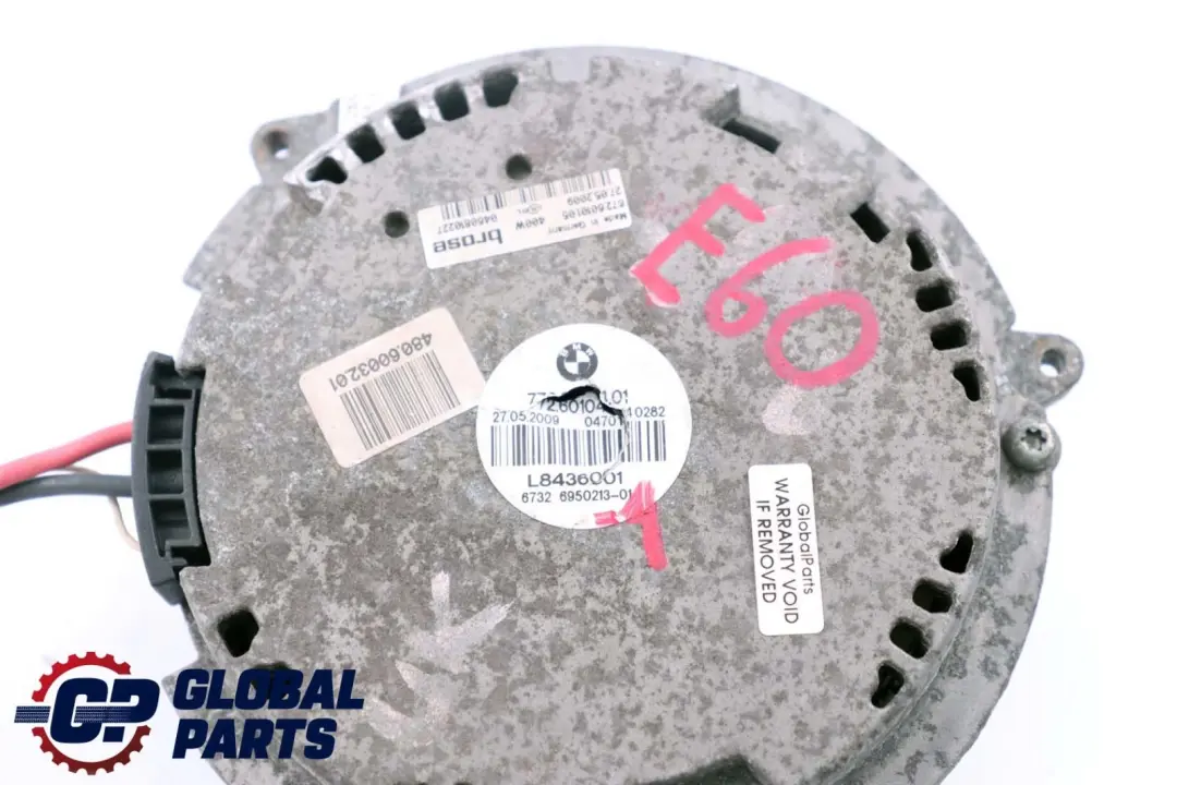 BMW 5 Series 1 E60 E61 Engine Cooling Radiator Fan Motor - SKU 6950213-1 - Part number 6950213