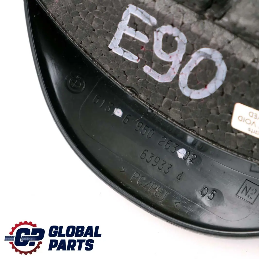 BMW E87 E90 E91 E92 Embellecedor Panel Columna Dirección Inferior Negro - SKU 6950263 - Número de pieza 6950263