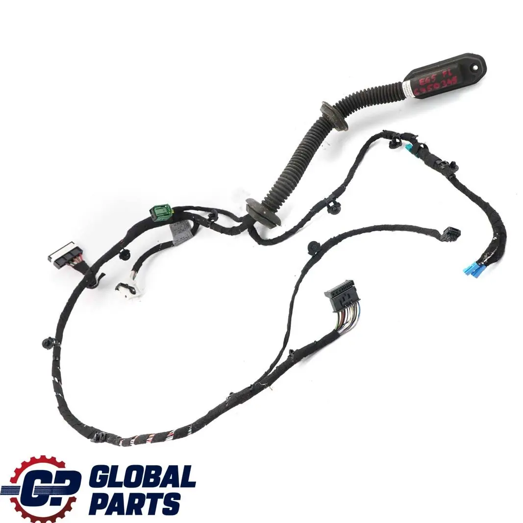 BMW E65 E66 Mazo De cables Cableado Puerta Delantera Izquierda 6950341 - SKU 6950345 - Número de pieza 6950345