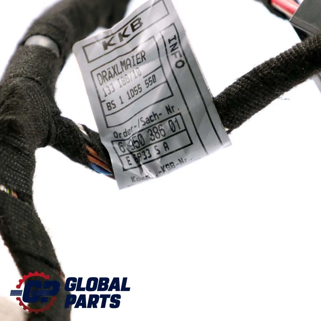 BMW E66 Puerta Trasera Izquierda Cableado Mazo Modulo Portador - SKU 6950384 - Número de pieza 6950384