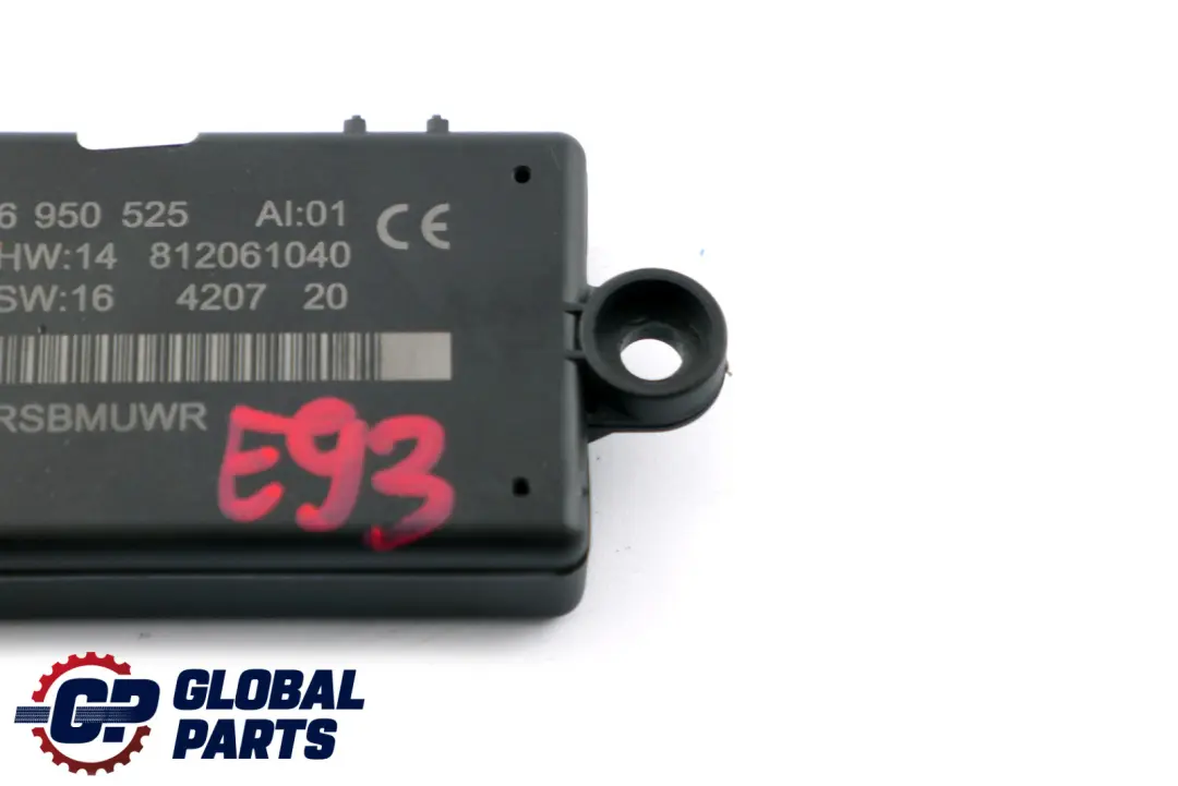 DWA Unidad De Modulo De Sistema De Alarma 6575 para BMW E63 E64 E93 con número de pieza 6950525 BMW E63 E64 E93 DWA Unidad De Modulo De Sistema De Alarma 6575 - SKU 6950525 - Número de pieza 6950525