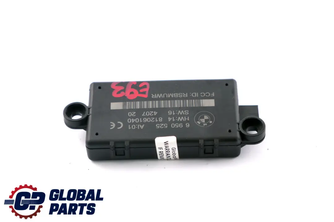 DWA Module d'alarme 6575 pour BMW 3 6 Series E63 E64 E93 à propos du numéro de pièce 6950525 BMW 3 6 Series E63 E64 E93 DWA Module d'alarme 6575 - SKU 6950525 - Numéro de pièce 6950525
