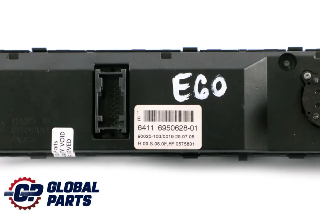 BMW E60 E61 Basis automatico Unidad De Control De Aire Acondicionado - SKU 6950628 - Número de pieza 6950628