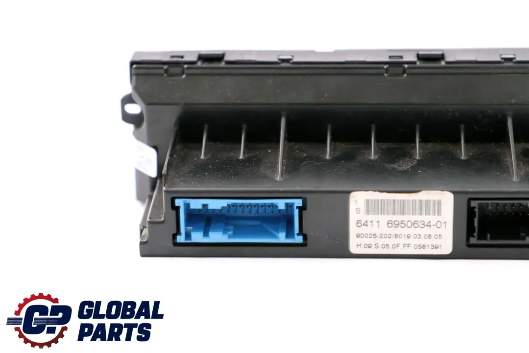 BMW E60 E63 Unidad Control Panel Automático Aire Acondicionado A/C Alto - SKU 6950634 - Número de pieza 6950634