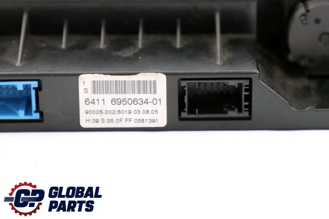 Panneau l'unité contrôle Climatisation automatique A/C High pour BMW E60 E63 à propos du numéro de pièce 6950634 BMW E60 E63 Panneau l'unité contrôle Climatisation automatique A/C High - SKU 6950634 - Numéro de pièce 6950634