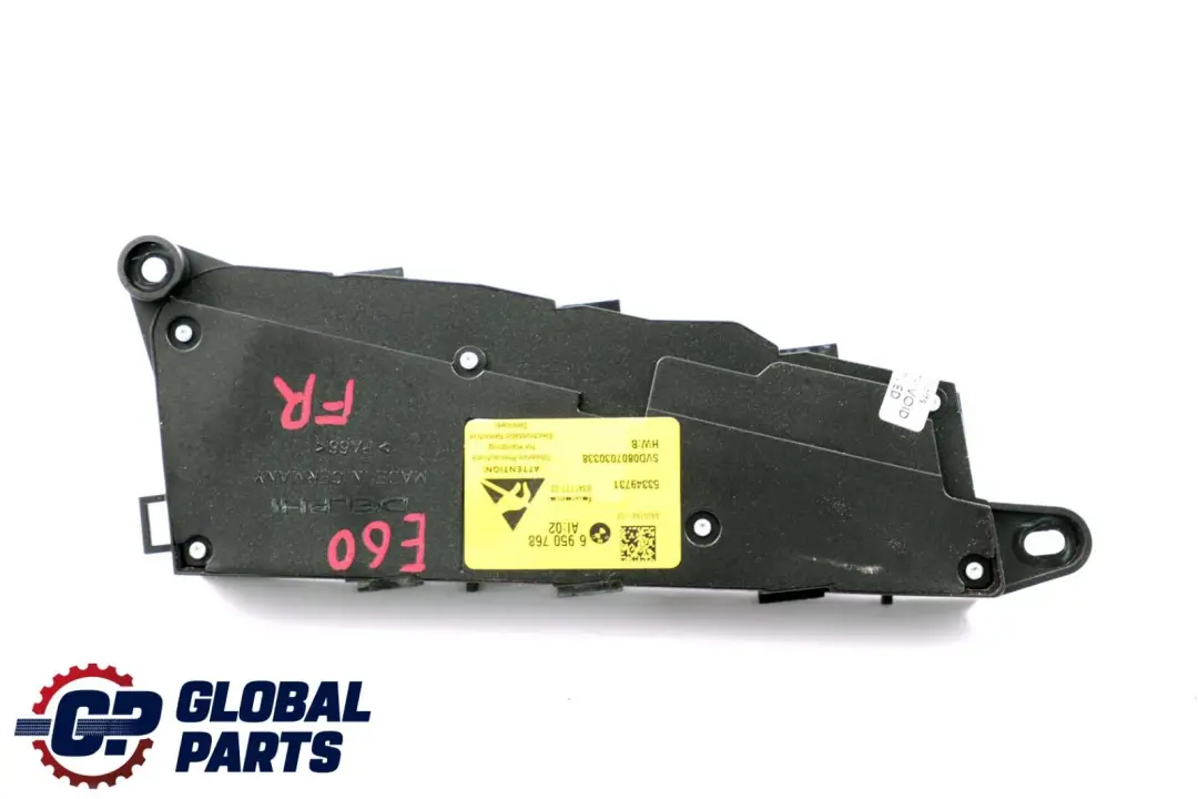 Interruptor Ajuste Asiento Delantero Derecho para BMW X5 X6 E60 E70 E71 con número de pieza 6950768 BMW X5 X6 E60 E70 E71 Interruptor Ajuste Asiento Delantero Derecho - SKU 6950768 - Número de pieza 6950768