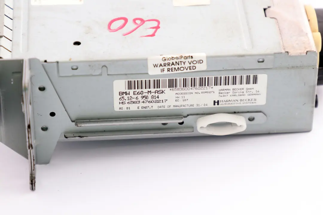 BMW 5 6 E60 E61 E63 E64 M-ASK M-Audio System Controller CD Player - SKU 6950814 - Part number 9118071