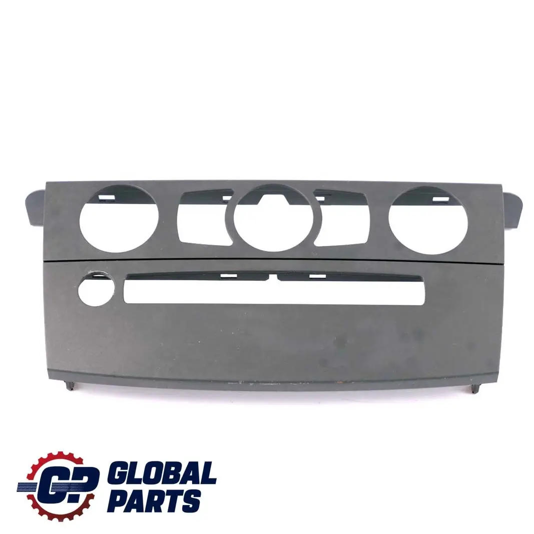 BMW 5 Series E60 E61 Centre Cover Dashboard Frame Trim Panel Basaltgrau 7063145