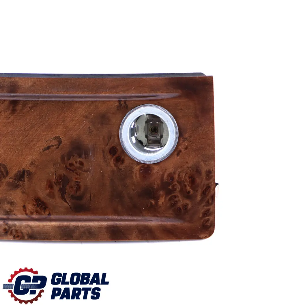 BMW 5 Series E60 E61 Cover Centre Console Rear Poplar Woodgrain Light - SKU 6951141 - Part number 6951141