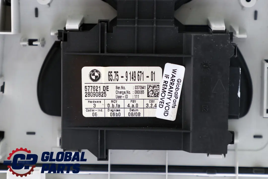 BMW 1 X1 er E81 E82 E84 E87 E87N Innenleuchte Hinten - SKU 6951255 - Teilenummer 6951255